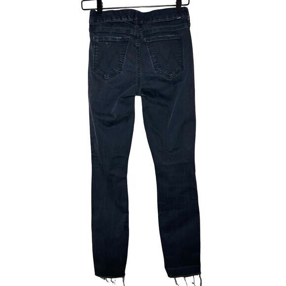 Mother Women’s The Looker Ankle Fray Jeans Guilty As Sin Size 24 - Picture 3 of 8